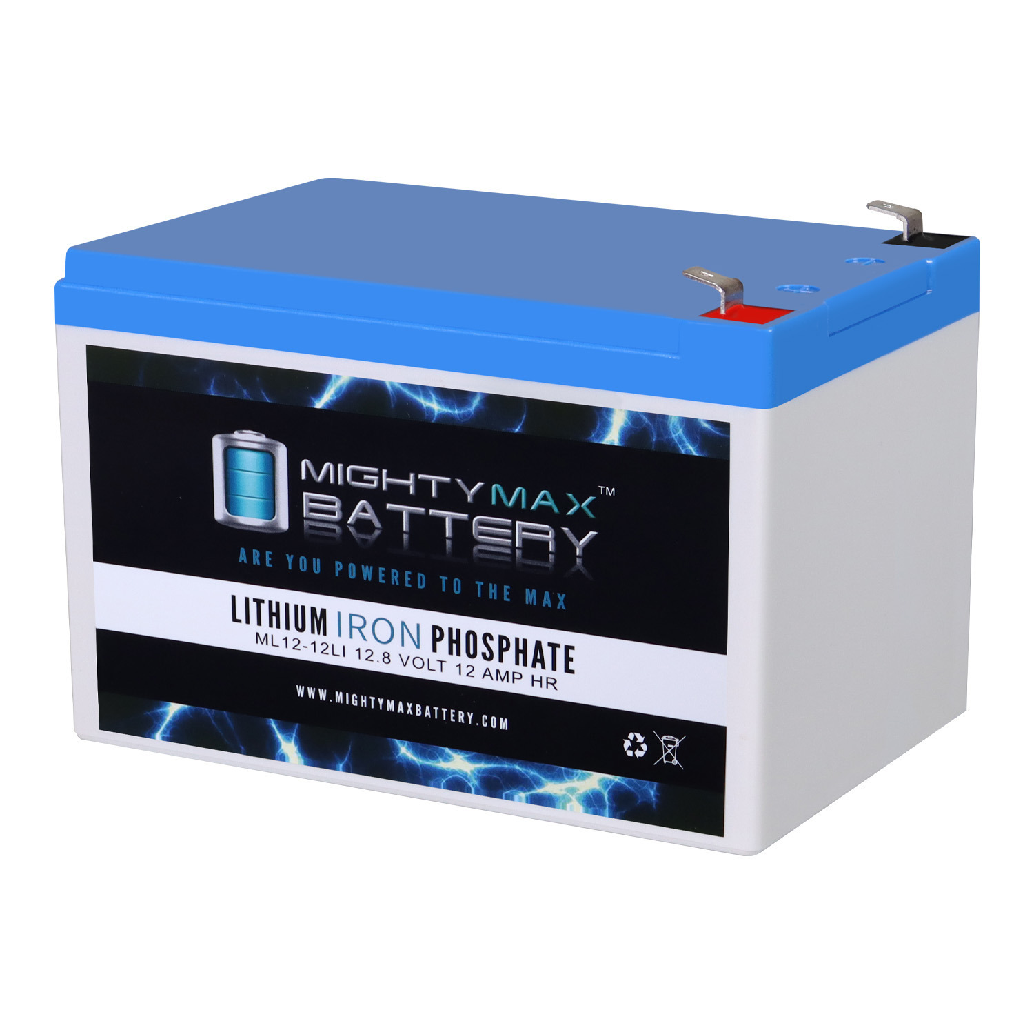 Mighty Max Battery ML12-12LI229 12V 12Ah Lithium Replacement Battery ...