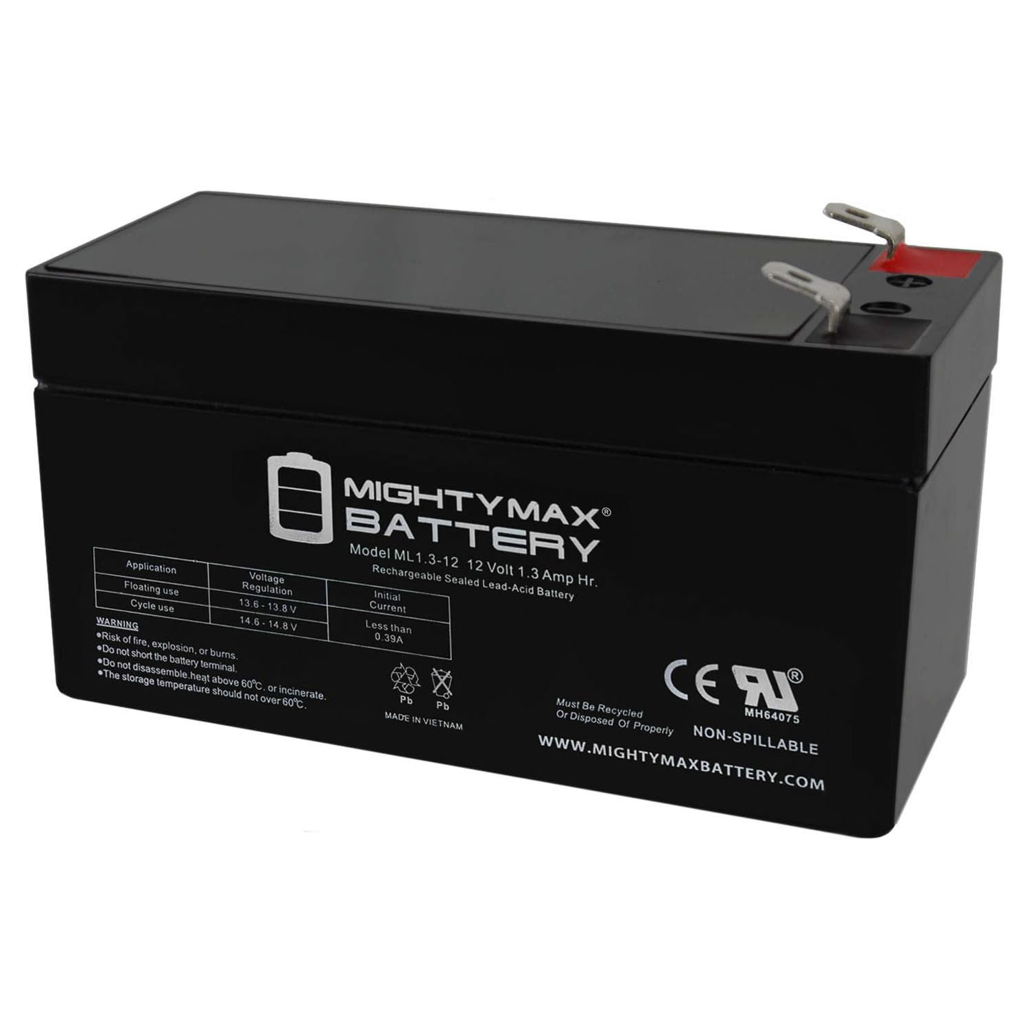 12v 1.3ah Battery Replacement For Mercedes Benz N000000004039