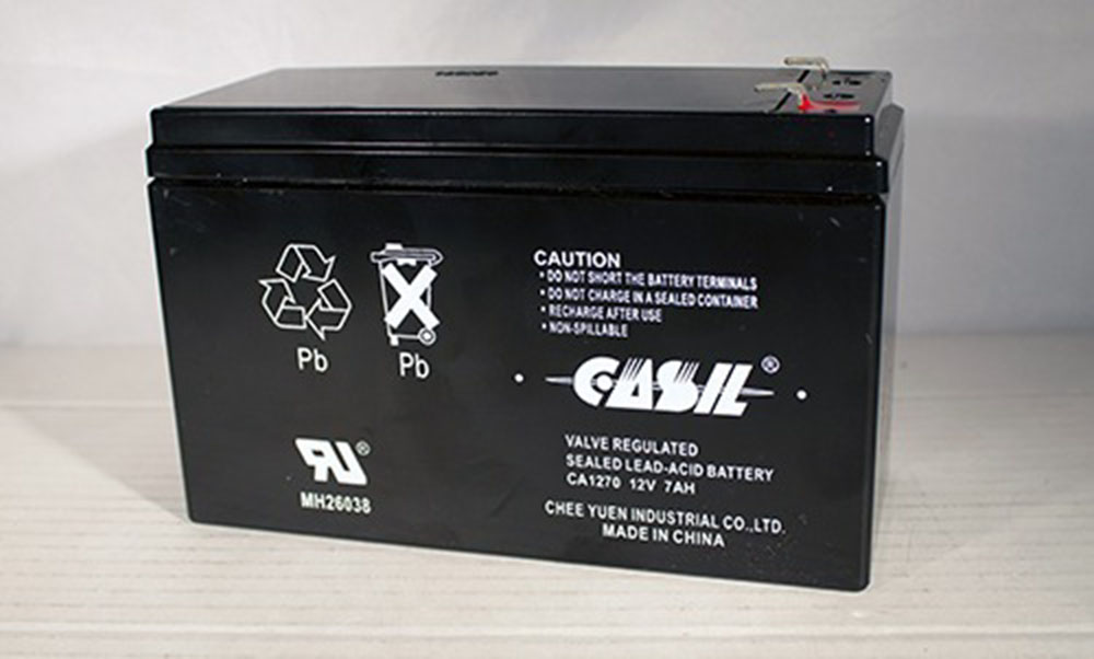 REPLACEMENT ADT ALARM BATTERY GENUINE CASIL 12V 7AH MODEL 1270