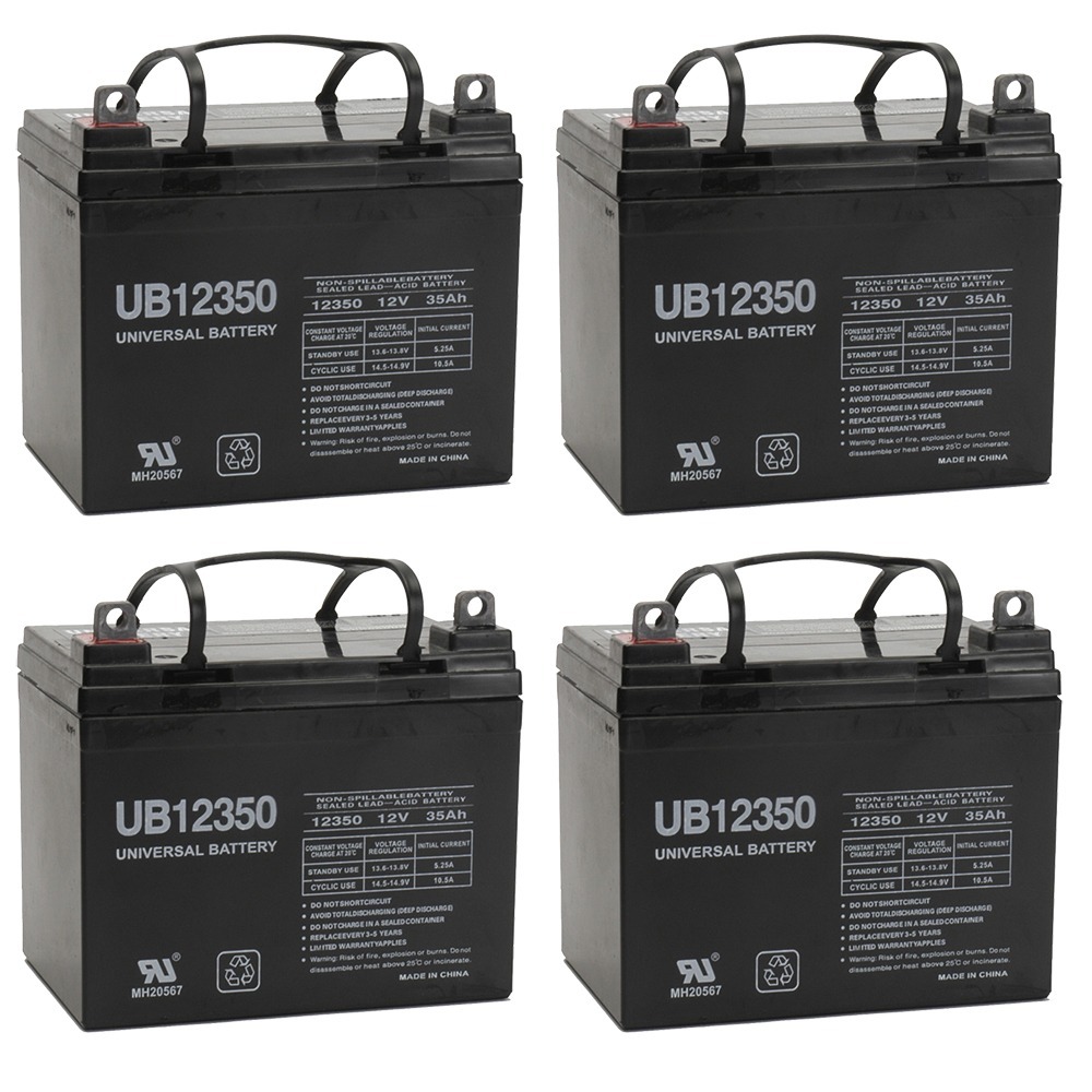 UB12350 12V 35AH SLA BATTERY L1 TERMINAL - PACK OF 4