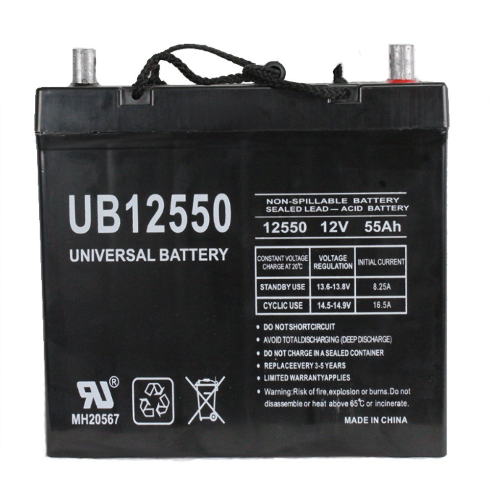 UB12550 (Group 22NF) 12V 55AH SLA Battery Z1 TT - UB12550GRP22NF