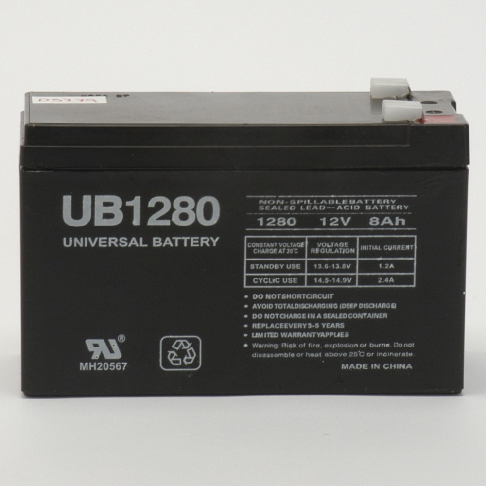 Universal UB1280ALT24 UB1280 F2 12V 8Ah APC SmartUPS 1400RM 2200RM3U 