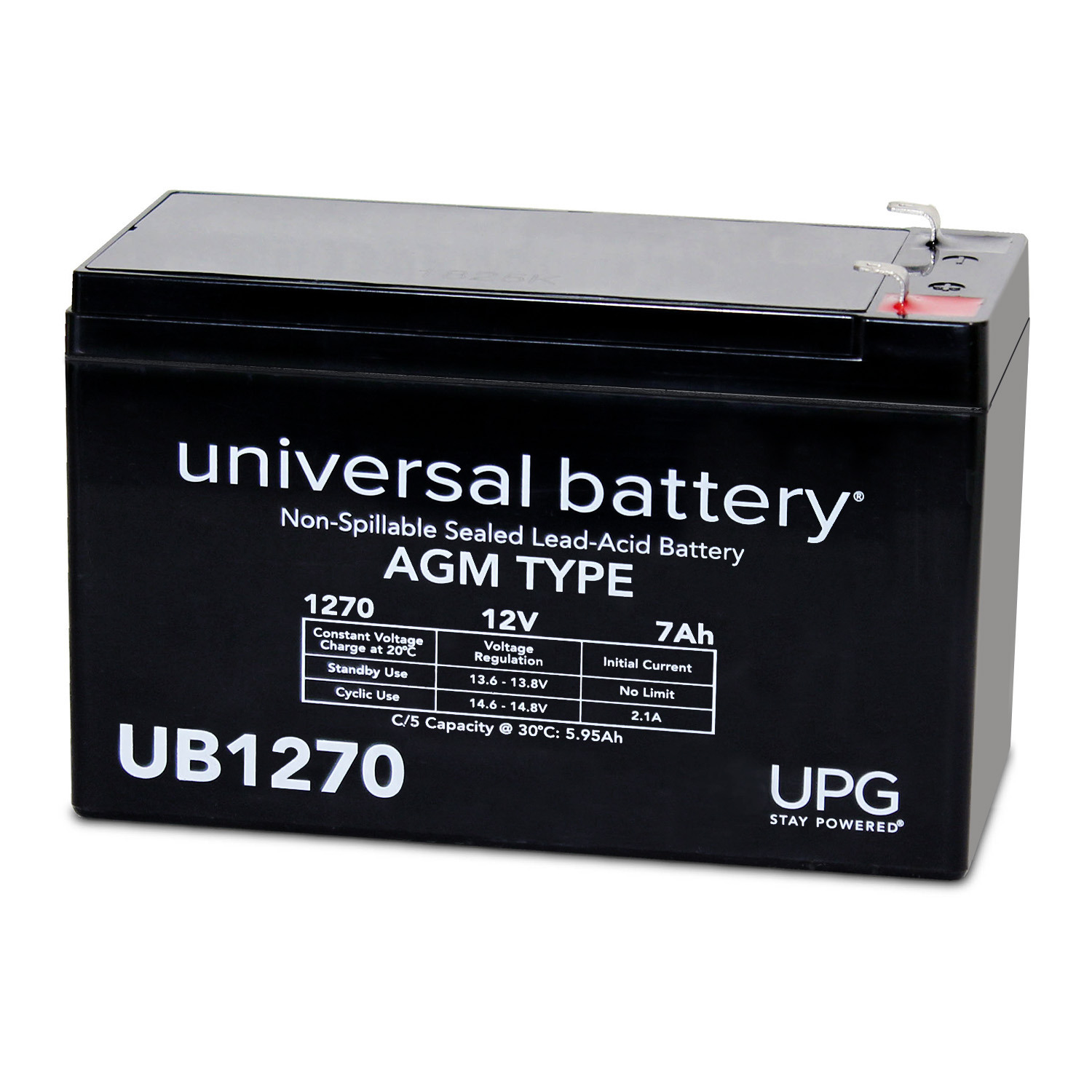Universal UB1270ALT21 BATTERY APC ES500,ES550,LS500,RBC110,RBC2 12V 7 