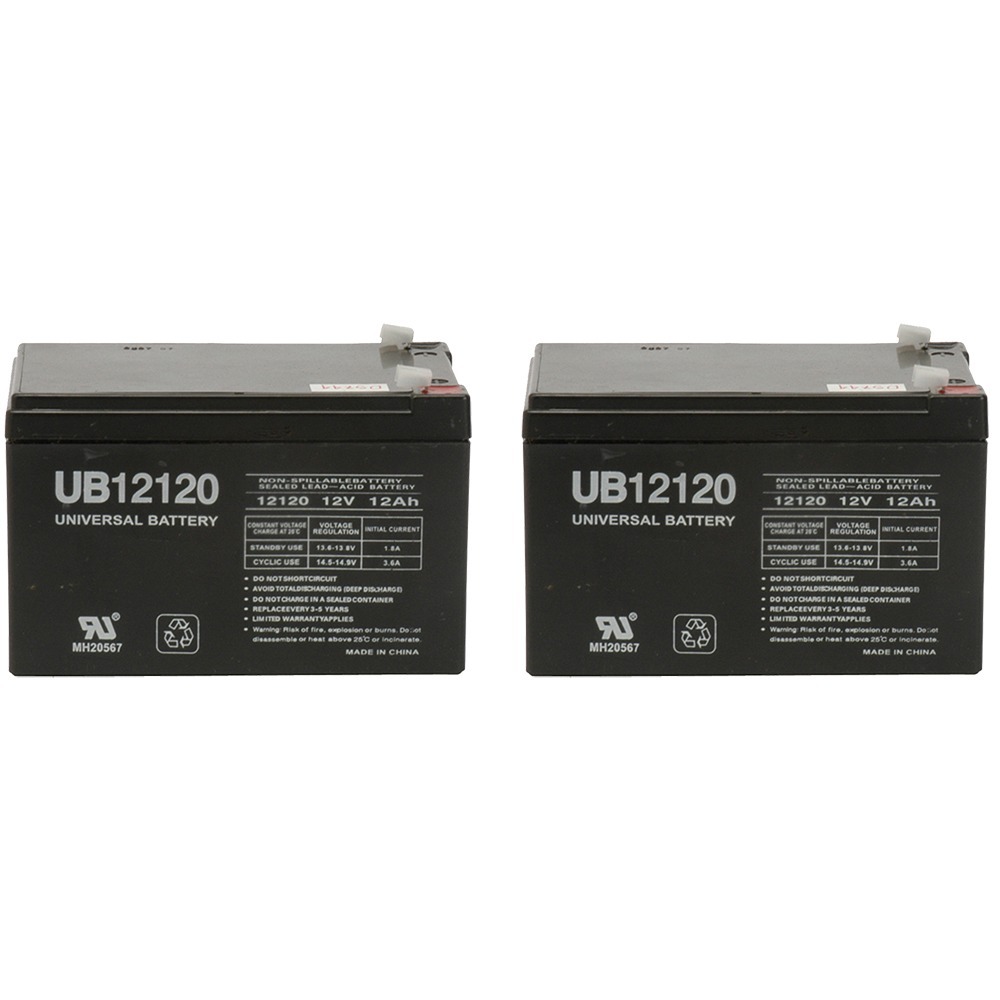 UPG UB12120 12V 12AH SLA BATTERY 12 VOLT / 2 PACK