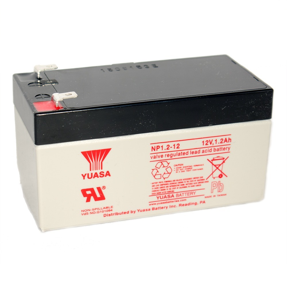 Yuasa NP1.2 12EBALT8 Battery 12V 1.3AH,UB1213,PB1.4 12,6FM1.3,PS 1212 