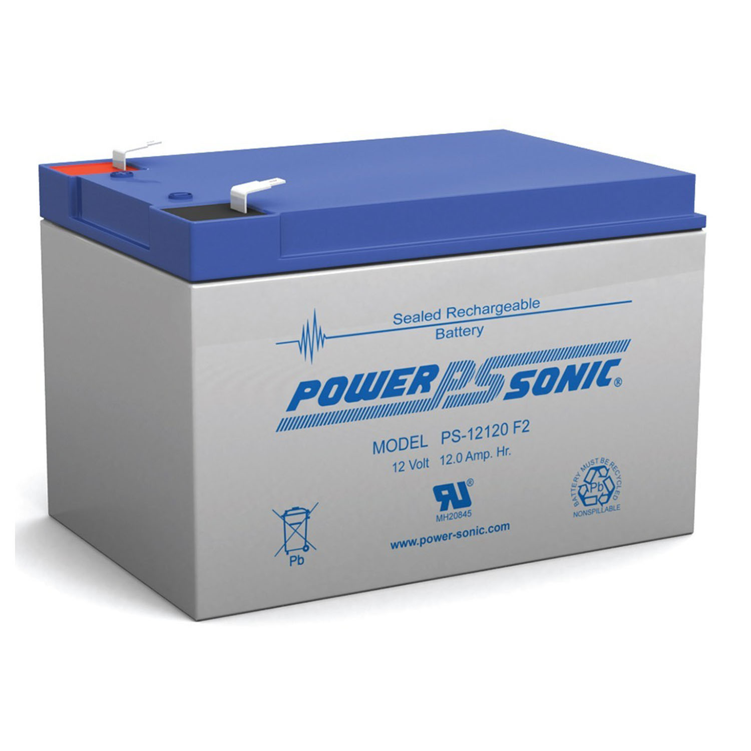 PS-12120 F2 12V 12Ah SLA battery - PS-12120F2