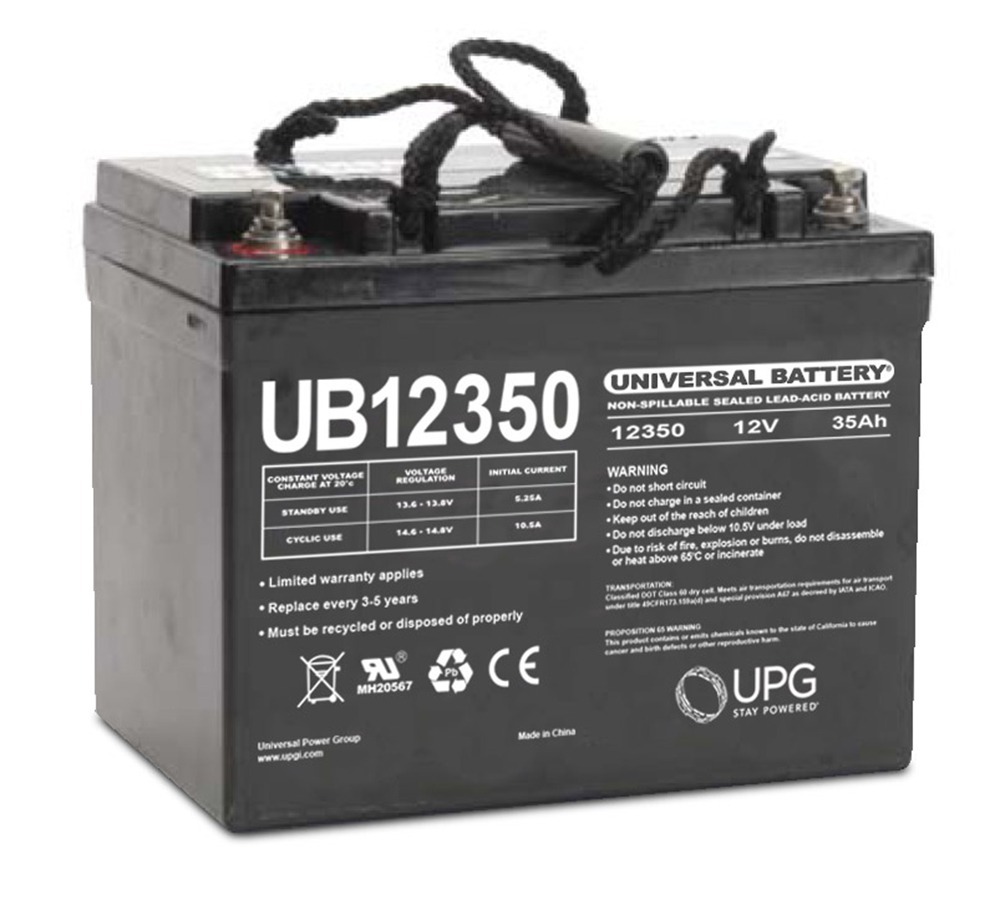 UB12350 12V 35AH SLA BATTERY INTERNAL THREAD TERMINAL - UB12350INT